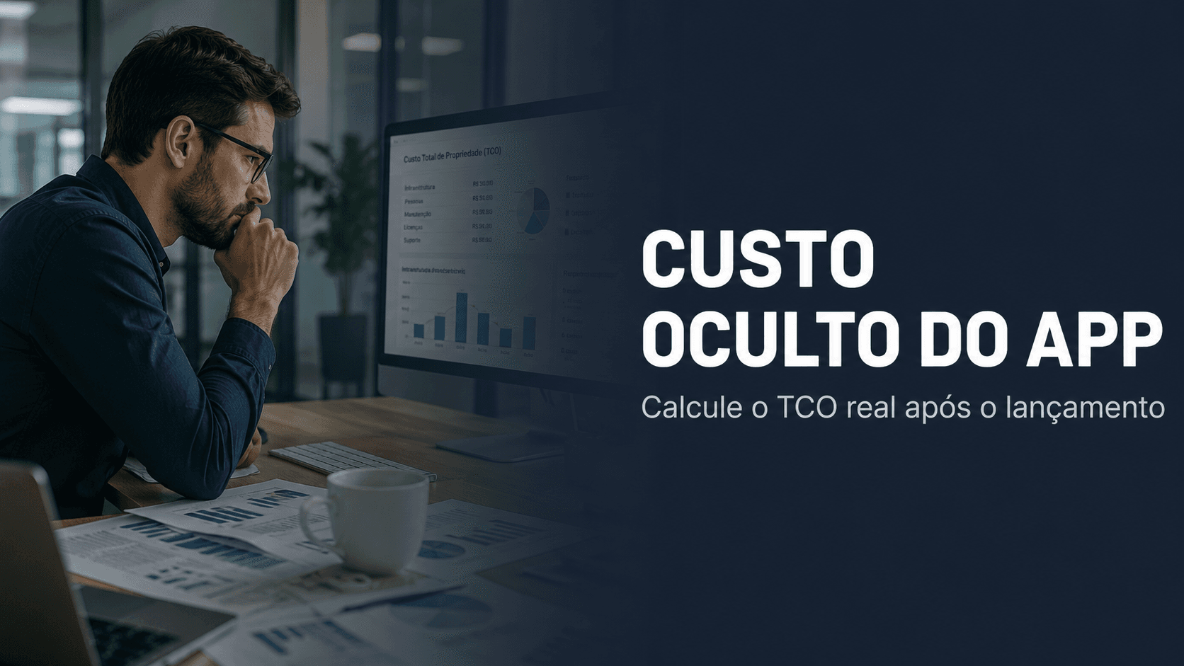 O Custo Oculto da Engenharia — Como Calcular o TCO (Total Cost of Ownership) Real de um App após o Lançamento